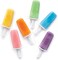 Mod Pops – 6 Classic Popsicle Molds in One Compact Tray with Sticks & Drip Guards, Easy-Release, BPA-Free (Orange)